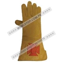 Leather & cotton Gloves