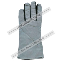 Leather & cotton Gloves